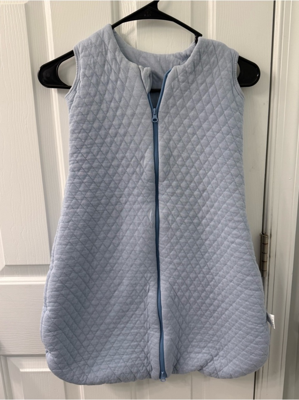 Yoofoss quilted baby blue sleep sack 12-18 months